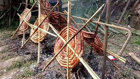 Món lạp sườn vùng cao  Đặc sản núi rung Tây Bắc