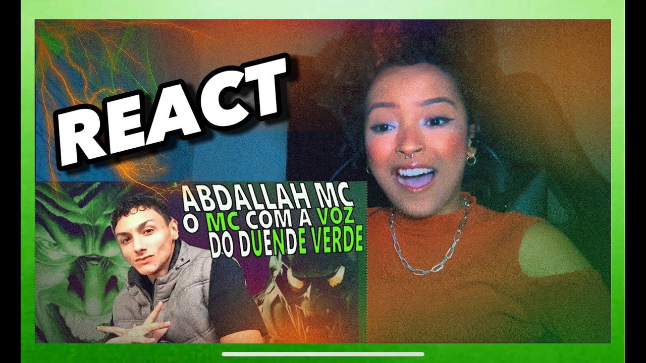 ABDALLAH MC - O MC COM A VOZ DIFERENCIADA 👽 | REACT da MISS