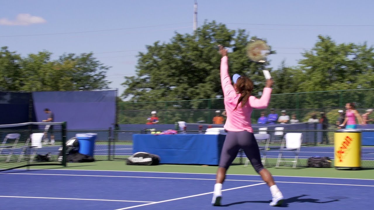 Serena Williams Forehand, Backhand, Overhead and Serve - 2013 Cincinnati Open