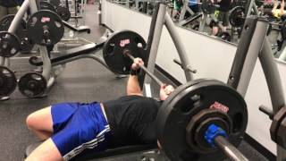 Benching 250 For 7 Reps