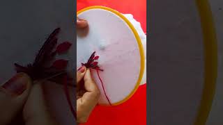 Easy border design embroidery stitch#fmcraftcreators👍