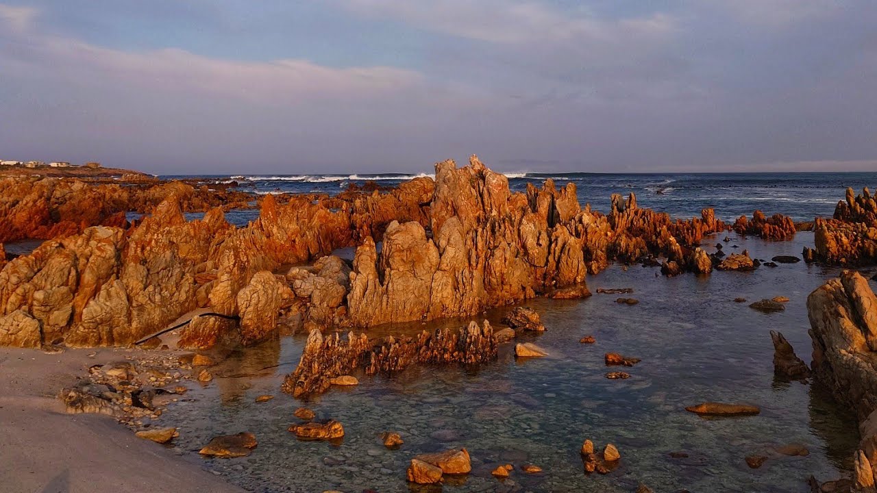 Sunrise stroll along Pringle Bay Beach 