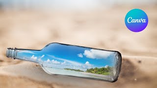 How to make clipping mask or manipulation photo with canva | canva tutorial screenshot 5