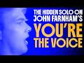The incredible HIDDEN Solo on John Farnham's You’re The Voice