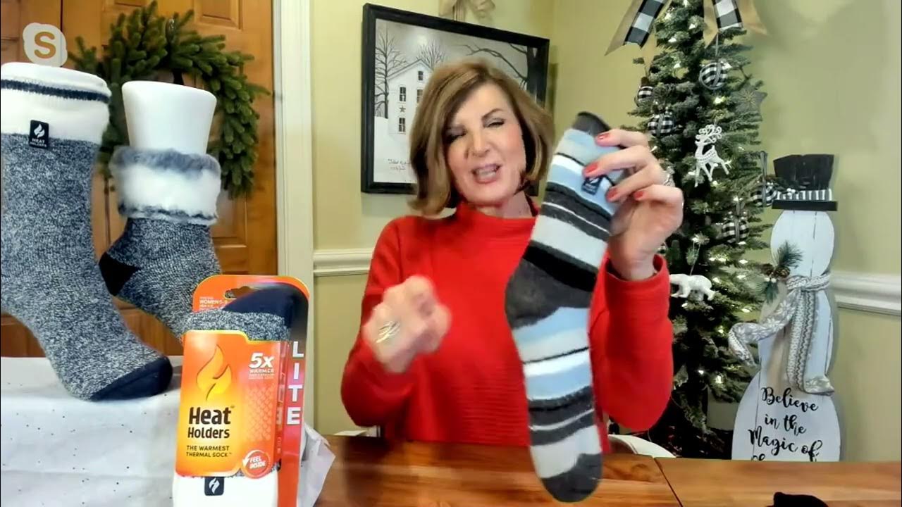 Heat Holders Women's or Men's 3pk LITE Thermal Socks on QVC 