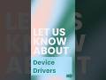 Device Drivers Training in chennai #training #courses