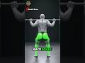 3D Back Squat | Glute Focus | Proper Form Full Body Workout 💪#3d #3dbacksquat #backsquat