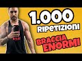 1.000 RIPETIZIONI CHALLENGE | Il miglior ALLENAMENTO per BRACCIA GROSSE *Pump Estremo*