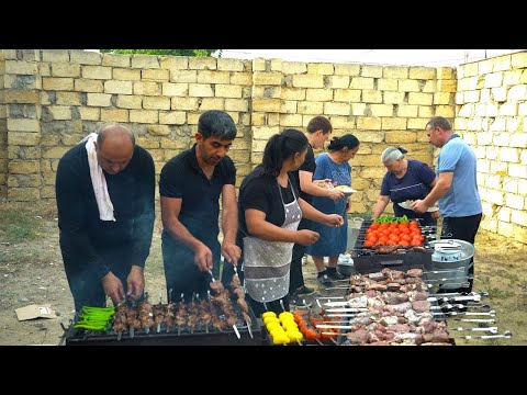 Golden Hands Cooked Dishes for 100 people   120 pieces Lula Kebab and Various Dishes