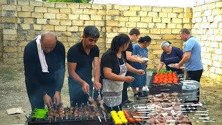 Golden Hands Cooked Dishes for 100 people   120 pieces Lula Kebab and Various Dishes