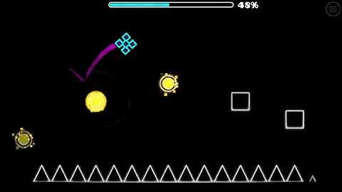 Geometry Dash walkthrough levels 1-21 [All coins]