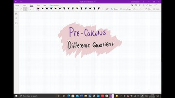 Pre-Calculus | Difference Quotient | Polynomials