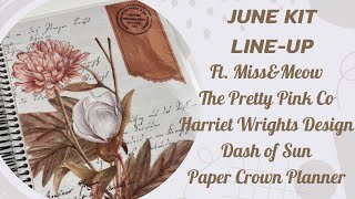 June 2024 Planner Kit Lineup: Miss&Meow, Harriet Wrights Design and many more!