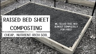 Lasagna (Sheet) Composting in Raised Beds