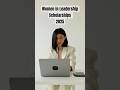 Scholarships for Women in Leadership at Aston University UK You Need to Know About