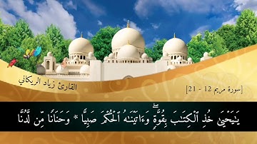 [سورة مريم 12 - 21] القارئ زياد الريكاني