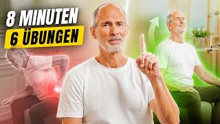 Nie wieder Schmerzen durch langes Sitzen? 8 Minuten Routine!