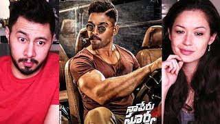 NAA PERU SURYA NAA ILLU INDIA FIRST IMPACT | Allu Arjun | Trailer Reaction!