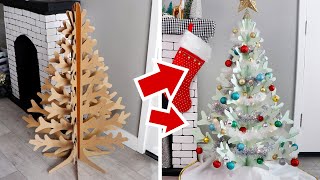 She Made This Christmas Tree From Cardboard | DIY Christmas Decorations