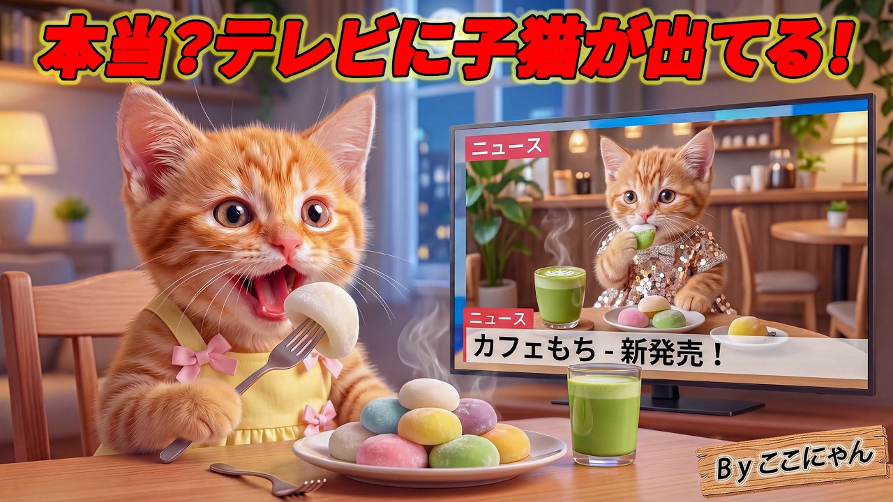ここにゃん様 Huge Turnaround] Kokonyan, suddenly scouted as a model! 🐱✨ After