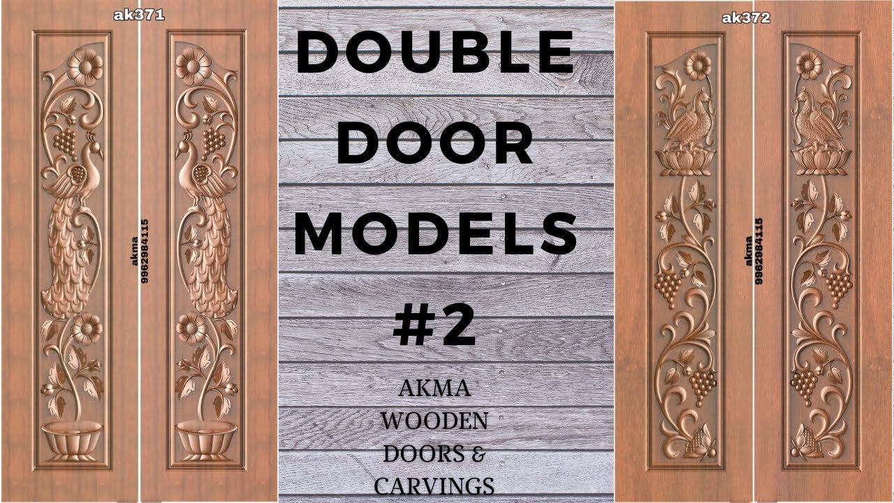 Top 25 Modern Wood Carving models for Main Double doors | #2 - YouTube