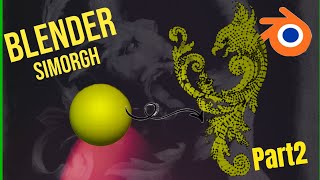 make an eagle head in blender, making simorgh head in blender , making simorgh in blender