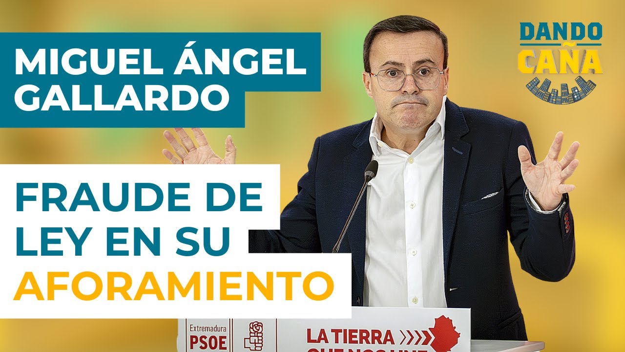 La juez ve fraude de ley en el aforamiento de Gallardo - YouTube
