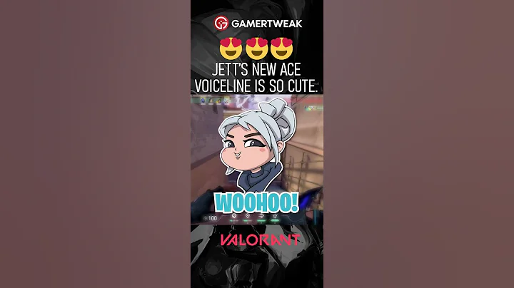 New Jett Ace Voiceline is so CUTE 😍#shorts #valorant