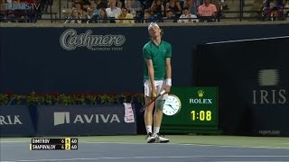 Amazing Denis Shapovalov tweener: Rogers Cup 2016