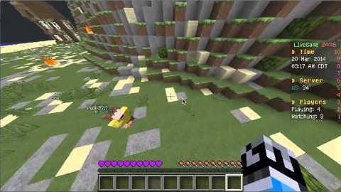 Minecraft MCSG hacker (fly hack)