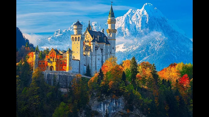 世界上最美的童话城堡——德国新天鹅堡，四季迷人景色对比   German  - New Swan Castle, beautiful contrast of four seasons - 天天要闻
