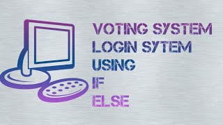 Voting system And Login system Using if else in C++ Urdu/Hindi
