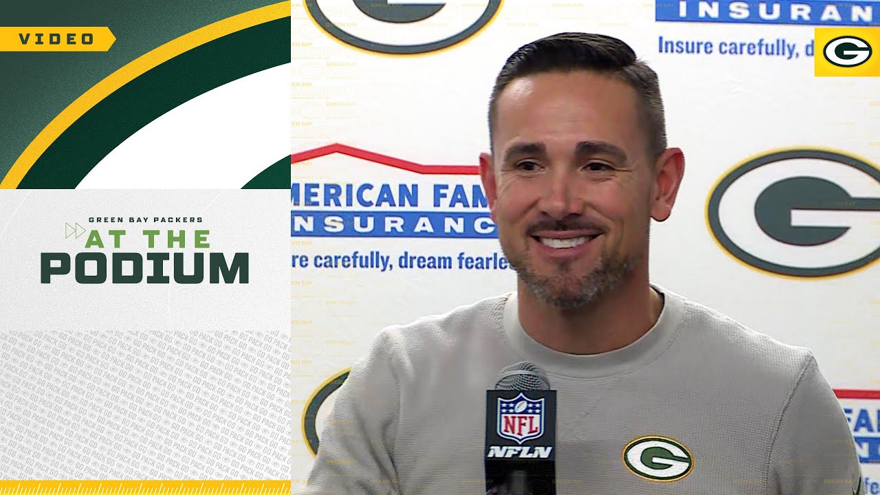 Matt LaFleur That Was A Hard fought Win Vs Lions YouTube Matt lafleur that was a hard fought win vs lions youtube