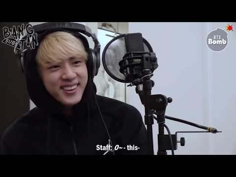 [ENG] 191127 [BANGTAN BOMB] Jin, Recording his first ever composition - BTS (방탄소년단)