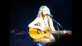 Taylor Swift- Invisible live @ Spartanburg Memorial Auditorium on Feb 28, 2008