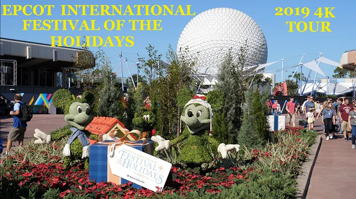 EPCOT International Festival of the Holidays 2019 4K Walkthrough Tour Walt Disney World