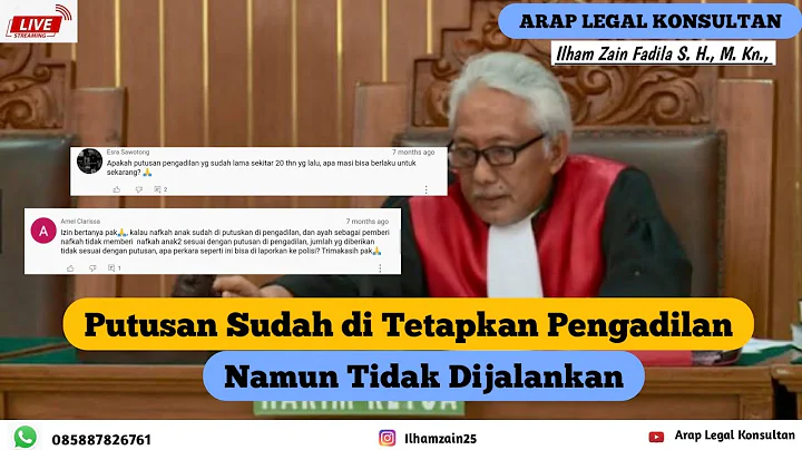 Sudah di tetapkan putusan nafkah anak namun tidak di jalankan suami?