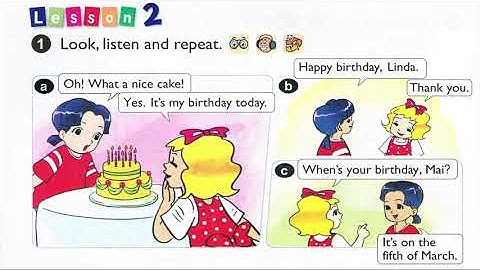 Tiếng Anh Lớp 4  Unit 4 WHEN