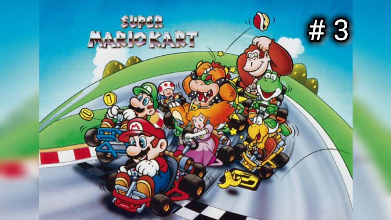 Super Mario Kart  ( Super Nintendo )  Star Cup 50cc # 3