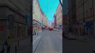Following the tram in Prague 🚋🇨🇿 #shorts #tram #prague #vlog #shorts #asmr #fyp