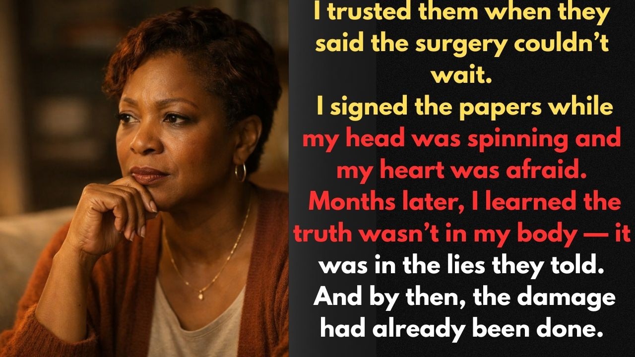 My husband said the surgery was urgent — I later learned I never needed it.