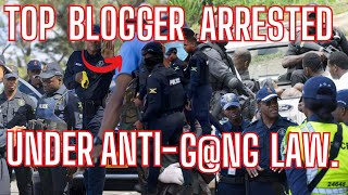BLOGGER’S G@NG-L@N Videos BACKFIRED As He Was ARRESTED & CHARGED By POLICE Under The ANTI-G@NG Laws