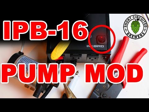 Inkbird IPB-16 Mod | Bypassing the alarm function and install a switch to control a pump.