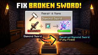 How to Fix a Broken Sword in Minecraft