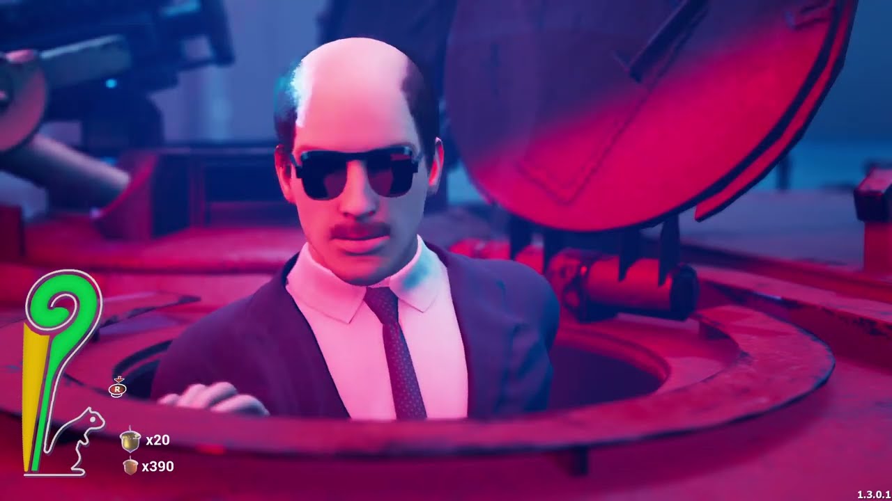 Squirrel with a gun  Daddy bunker!