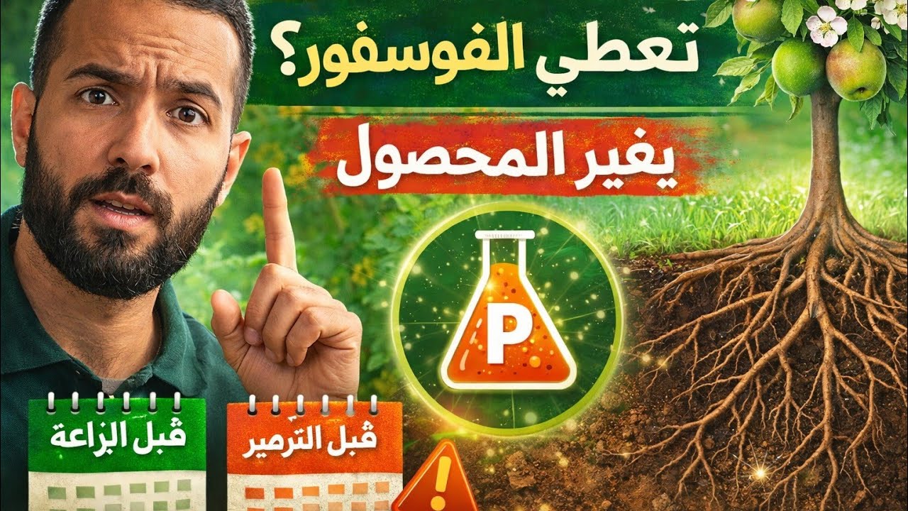 متى نعطي الفوسفور للشجرة و لماذا ؟ 