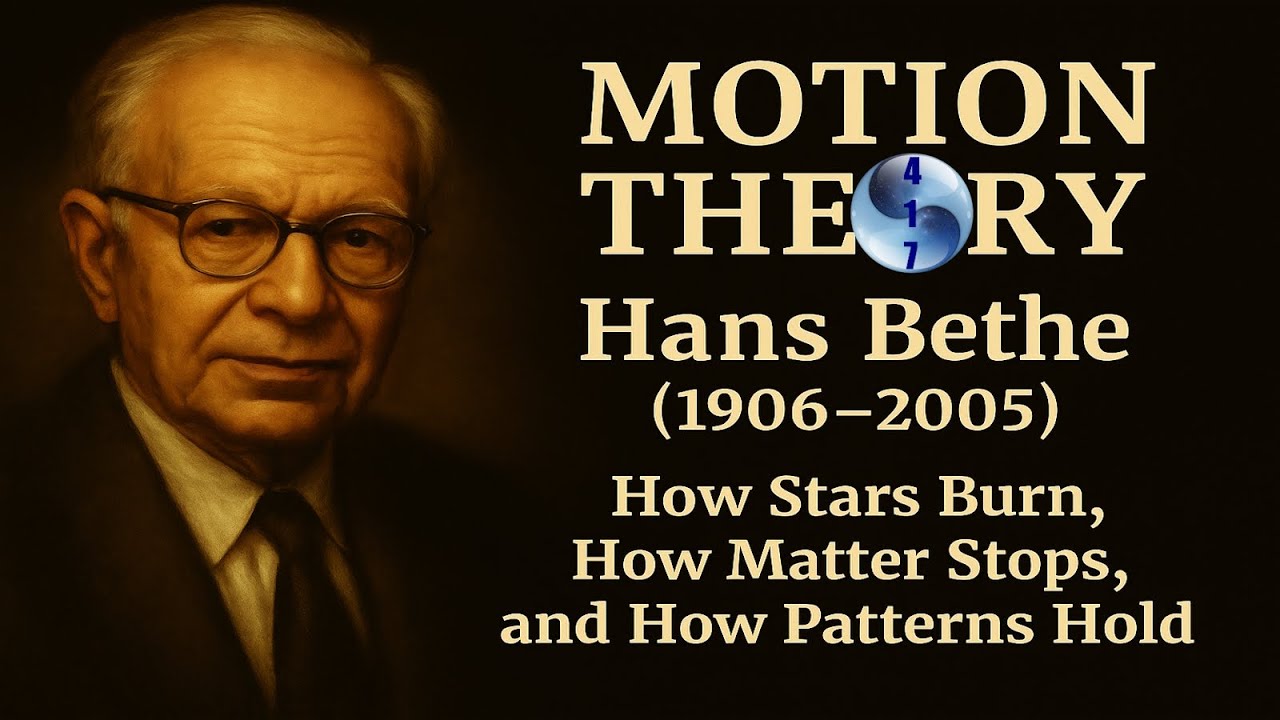 Hans Bethe (1906–2005) — How Stars Burn, How Matter Stops, and How ...
