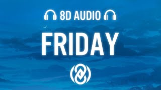 The Chainsmokers, Fridayy - Friday (Lyrics) | 8D Audio 🎧