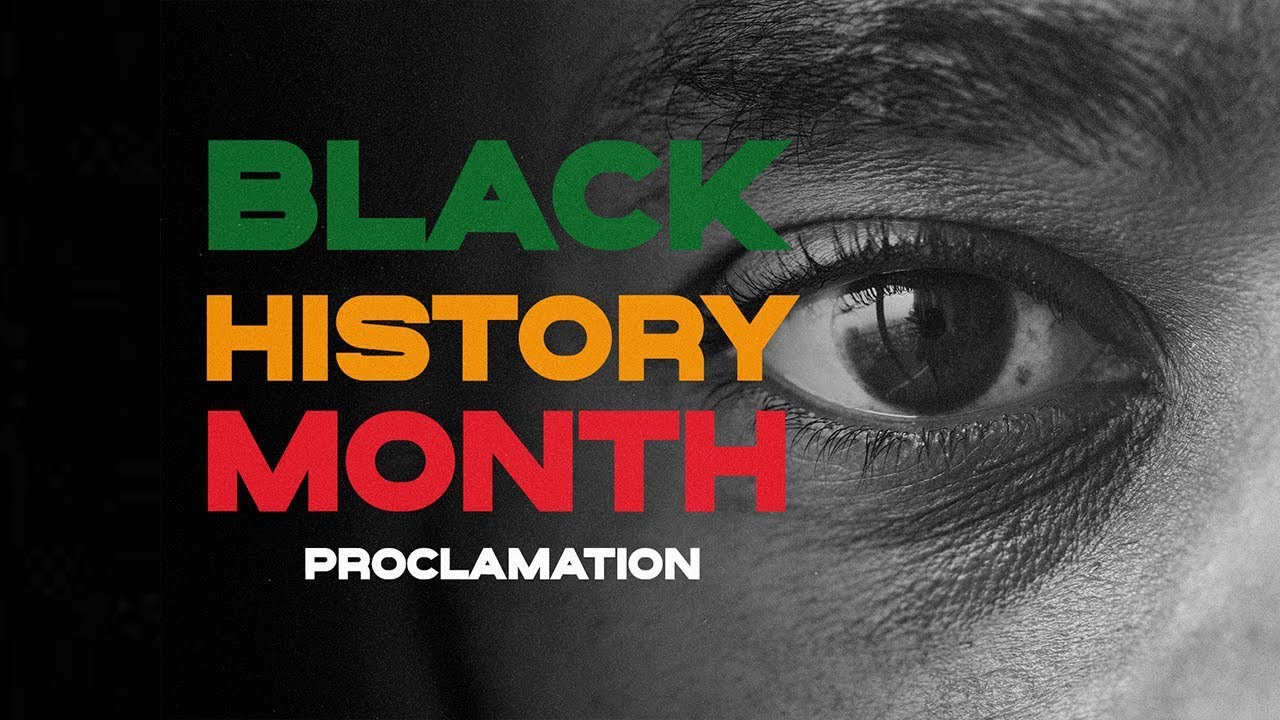 Black History Month Proclamation - YouTube