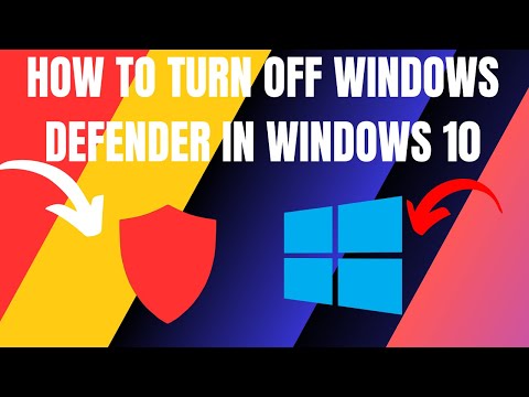 How to Turn Off Windows Defender in Windows 10 (2024)
